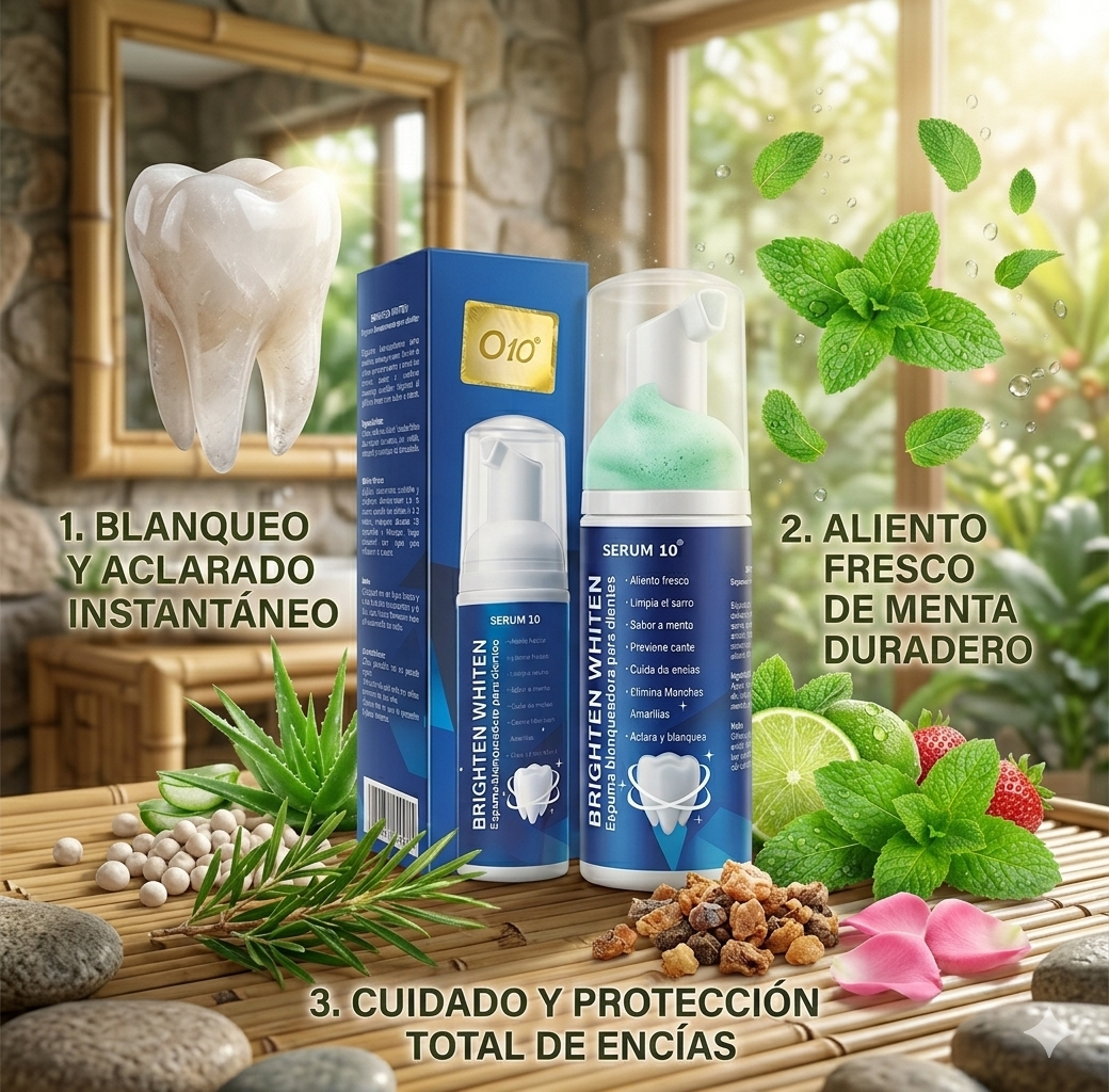 ESPUMA ACLARANTE SERUM 10